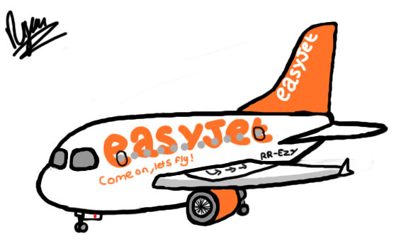Easyjet Draw Small EasyJet 737 Drawing by RyanUKplays on DeviantArt