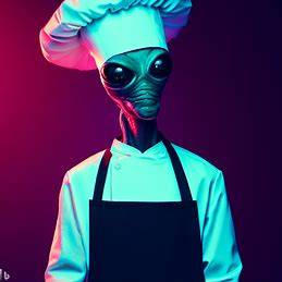 Alien chef by wibberlewobb1 on DeviantArt
