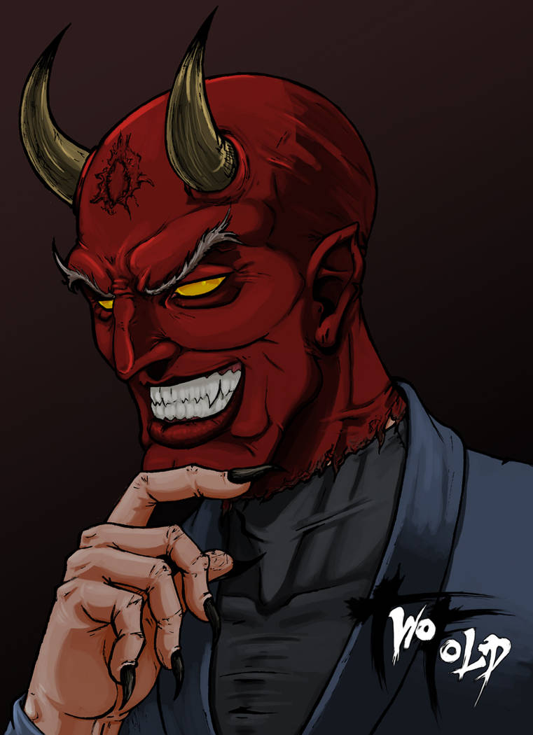 Smiling Demon by combustocrat on DeviantArt