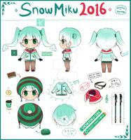 Snow Miku 2016 Design!