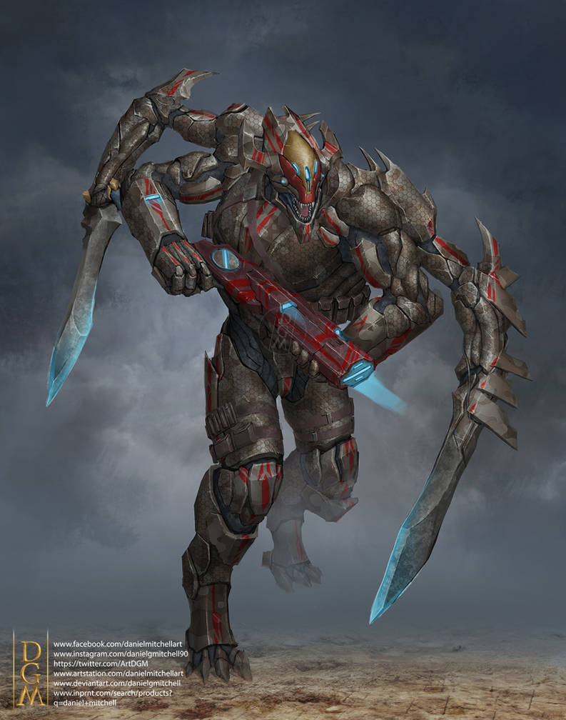 Alien Warrior by DanielGMitchell on DeviantArt