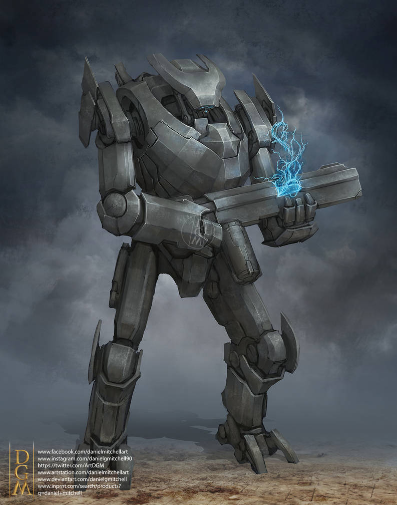 Guard Bot by DanielGMitchell on DeviantArt
