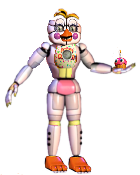 freetoedit Funtime Chica V - Fnaf Sister Location Funtime Chica