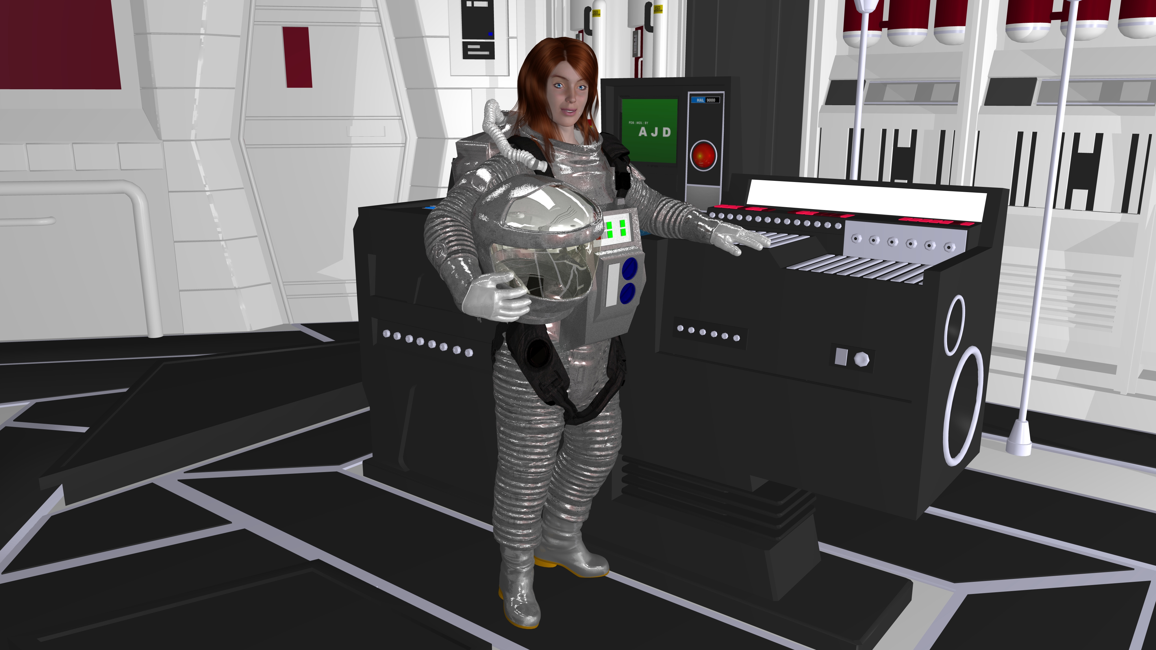 2001 astronaut by zzzpza on DeviantArt