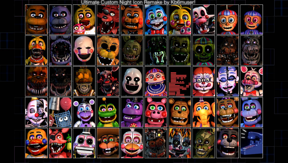 Ultimate Custom Night Roster Remake by Kb6muserr on DeviantArt