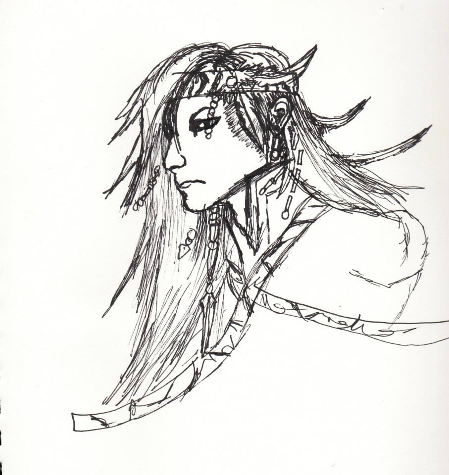 Caius Ballad Rough Portrait Sketch