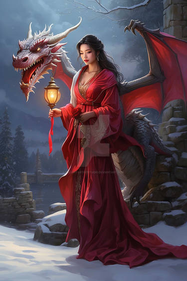 Enchanting Dragon Lady: Unleashing Mythical Beauty