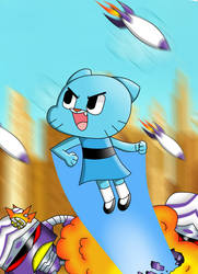 The Powerpuff Watersons: Gumball