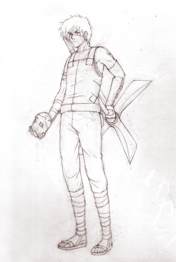 anbu kakashi sketch