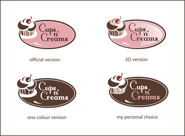 Cups n' Creams logo