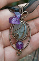 Labradorite amethyst pendant 3