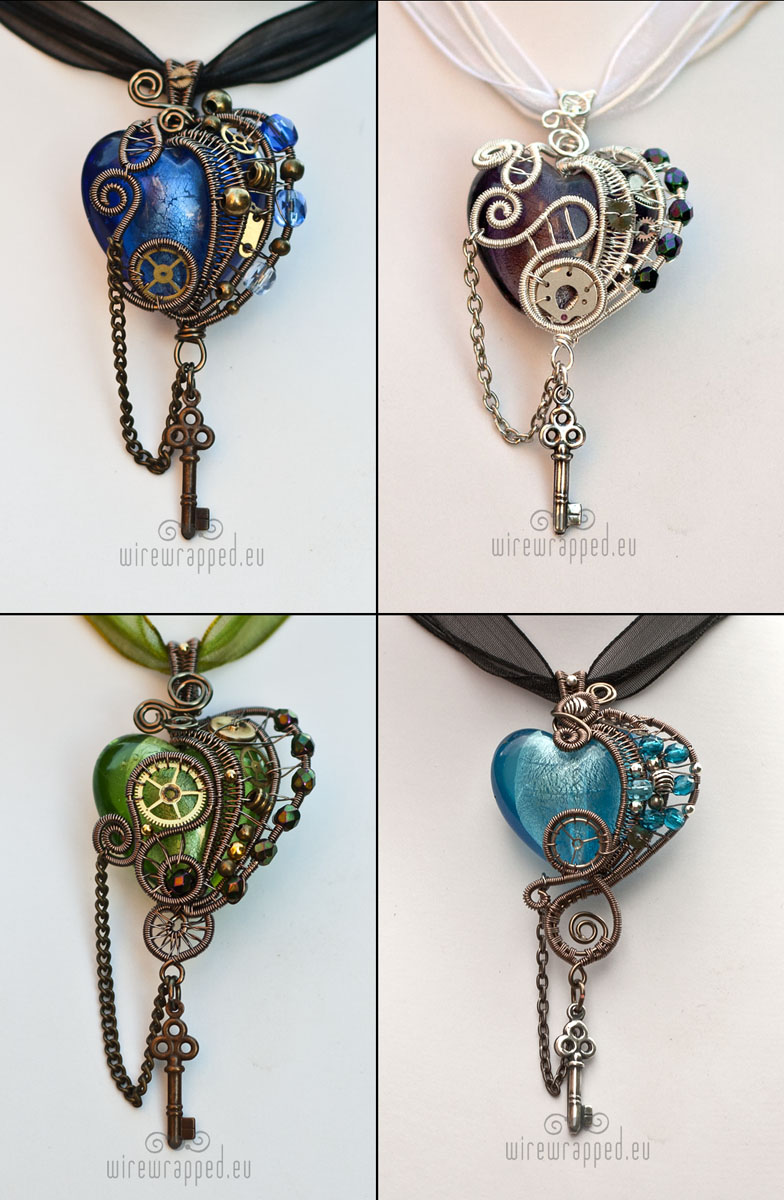 Hearts with keys