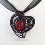 Asymmetric heart pendant