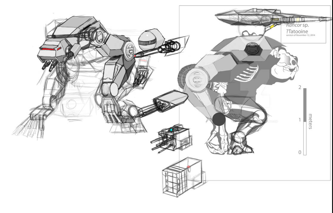 First Order Walker Concept Progress Month 2 by JESzasz on DeviantArt