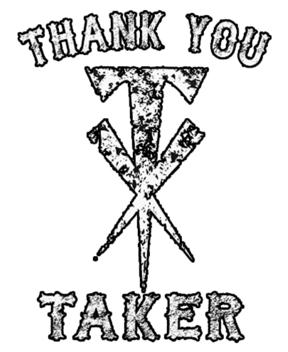 Thank You Taker Logo Cutout 2