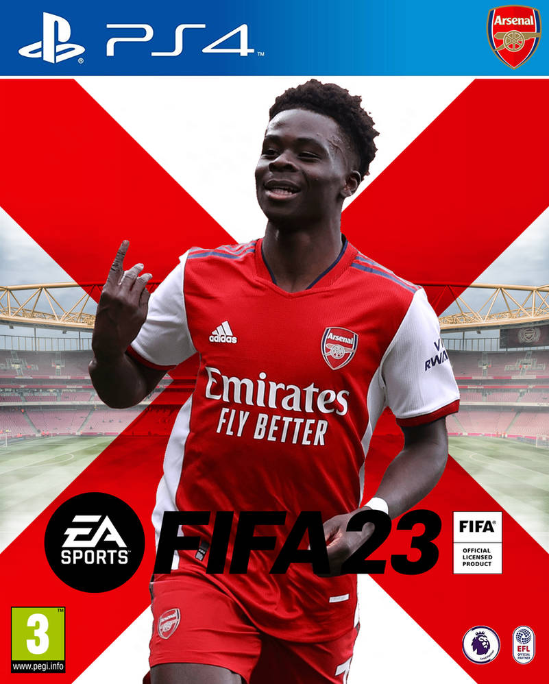 FIFA 23 Saka (Arsenal) Custom PS4 by ChrisNeville85 on