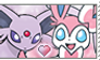 [Comm.] Espeon X Sylveon Stamp