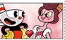 [Comm.] Cuphead X Baroness Von Bon Bon Stamp