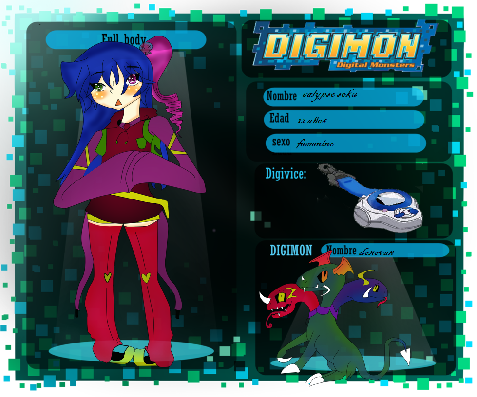 Ficha Digimon Generations Elegidos: Calypso