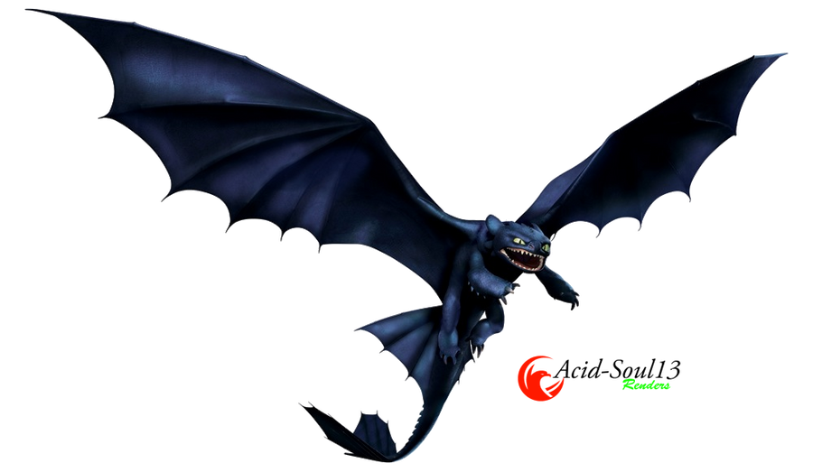 How to Train Your Dragon - Toothless - Render by Acid-Soul13 on DeviantArt