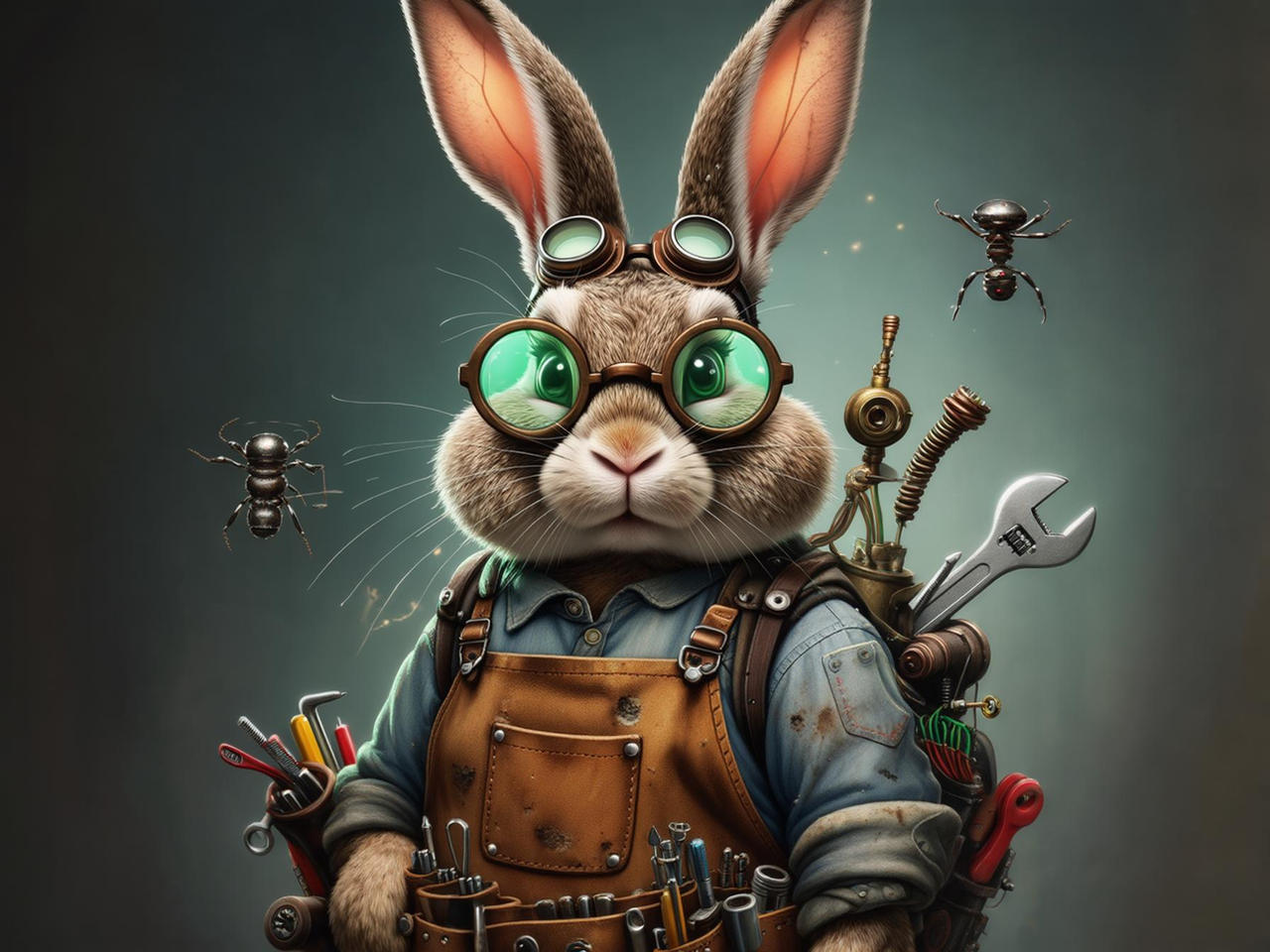 Rabbit-engineer by Kerrick89 on DeviantArt