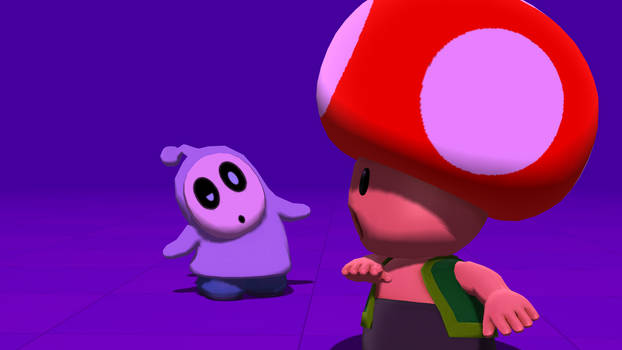 [MMD] Phantom Guy meets Red Star Toad