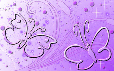 Sookie Purple Butterfly Wall