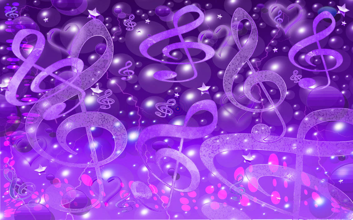 Sookie Purple Music Wall 4 by sookiesooker