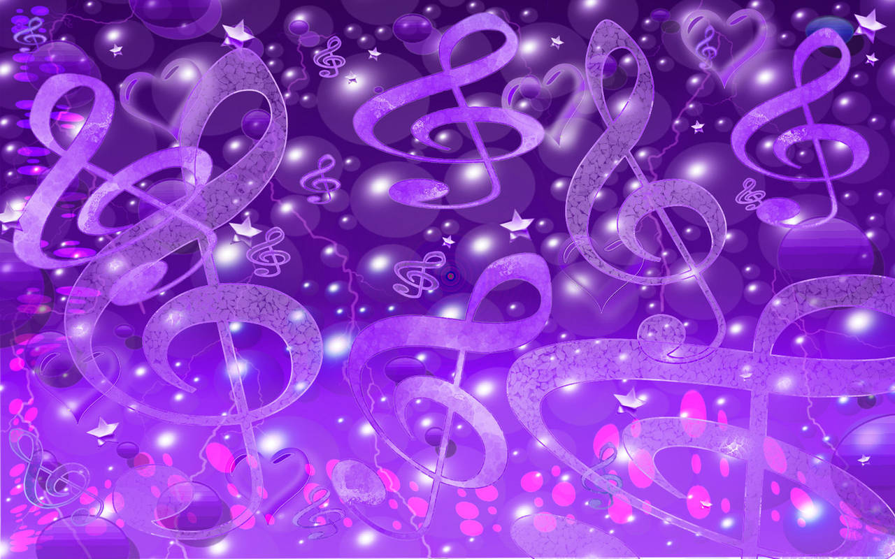 Sookie Purple Music Wall 4 by sookiesooker