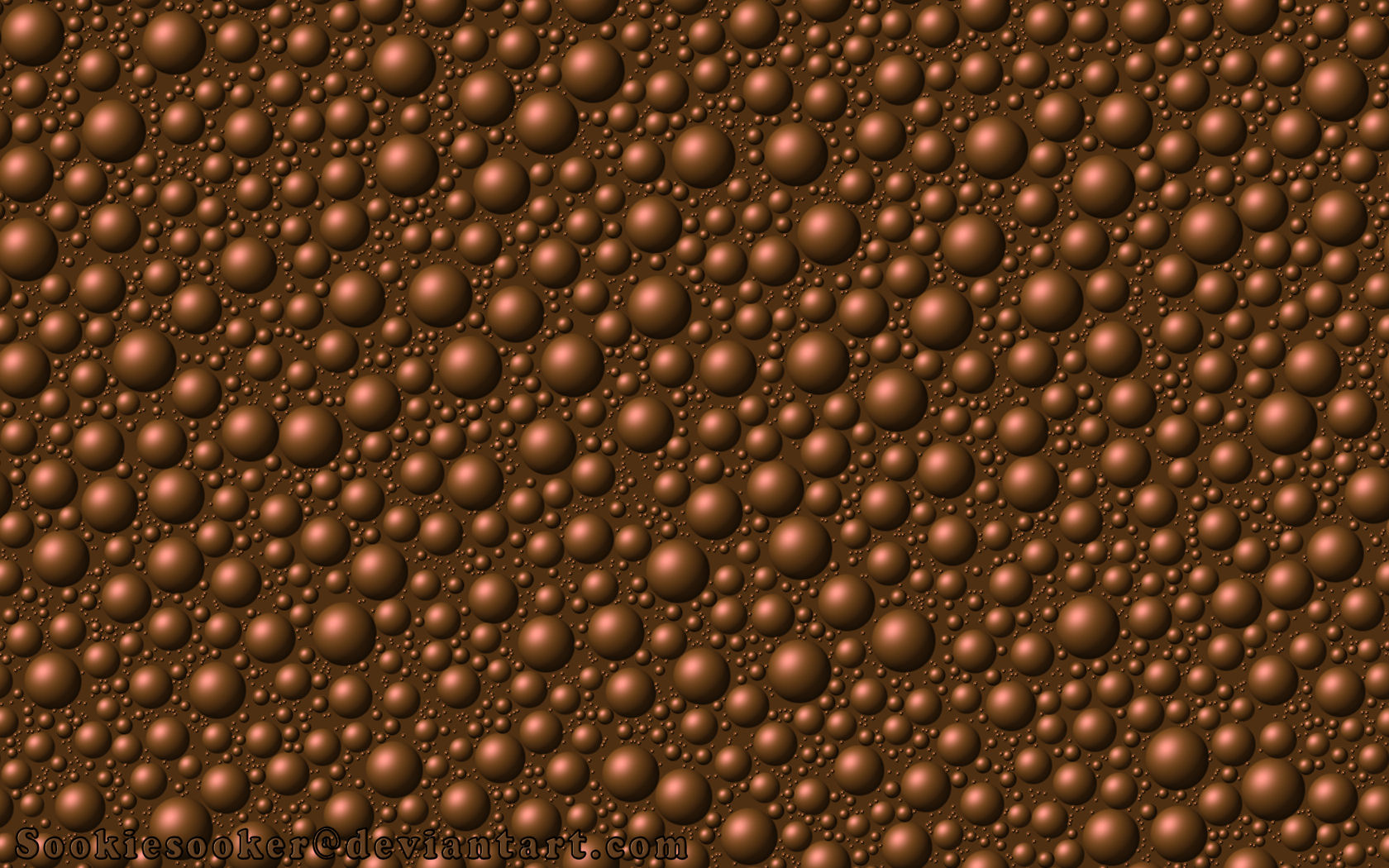 Chocolate Bubbles Wallpaper