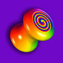 Hypnotic Rainbow Peg by Sookie