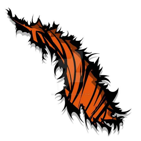 Tiger stripes design