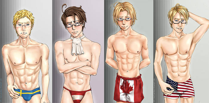 HETALIA MEGANE SWIMWEARS