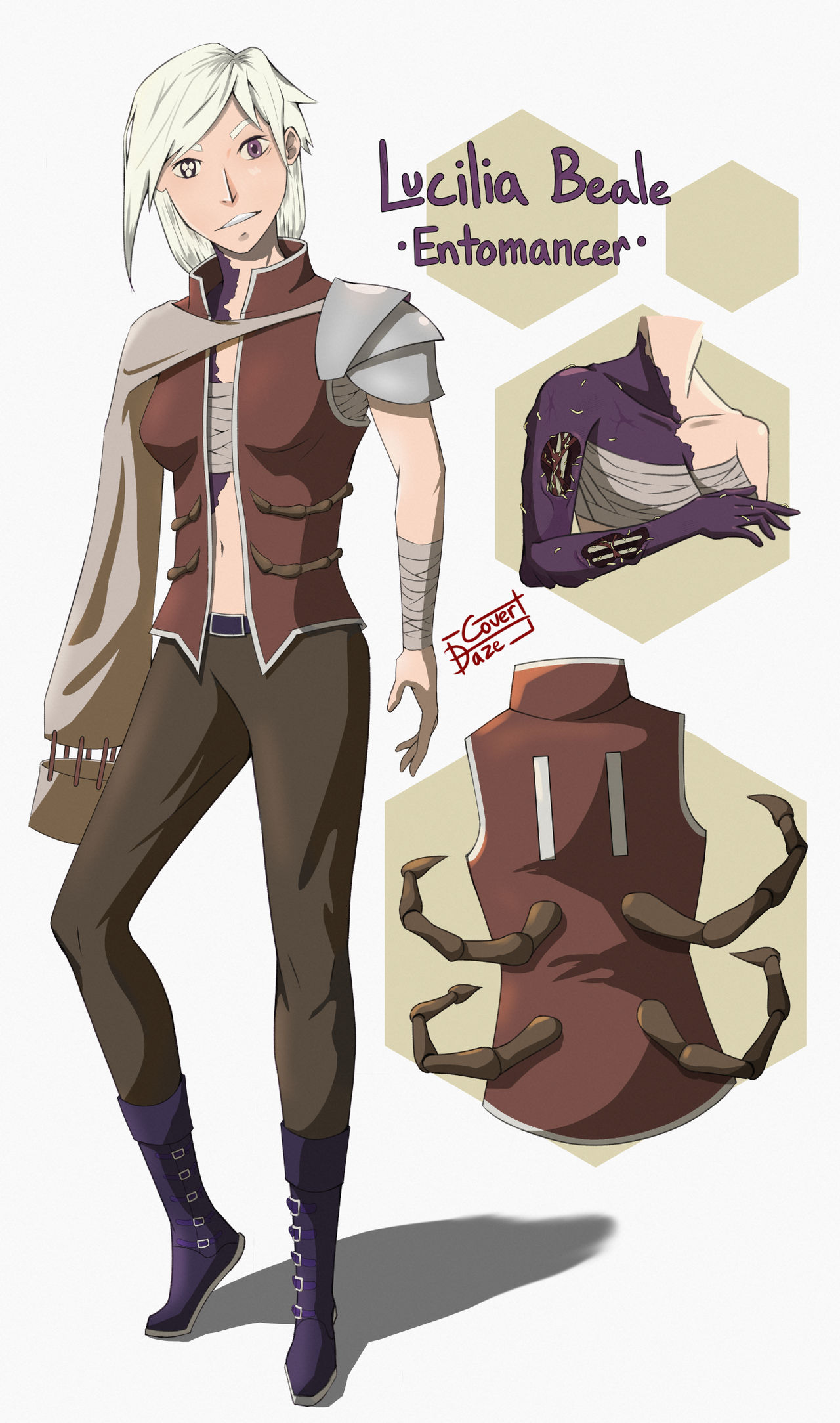Dnd Character: Lucilia Beale, The Entomancer by Jidazyu on DeviantArt