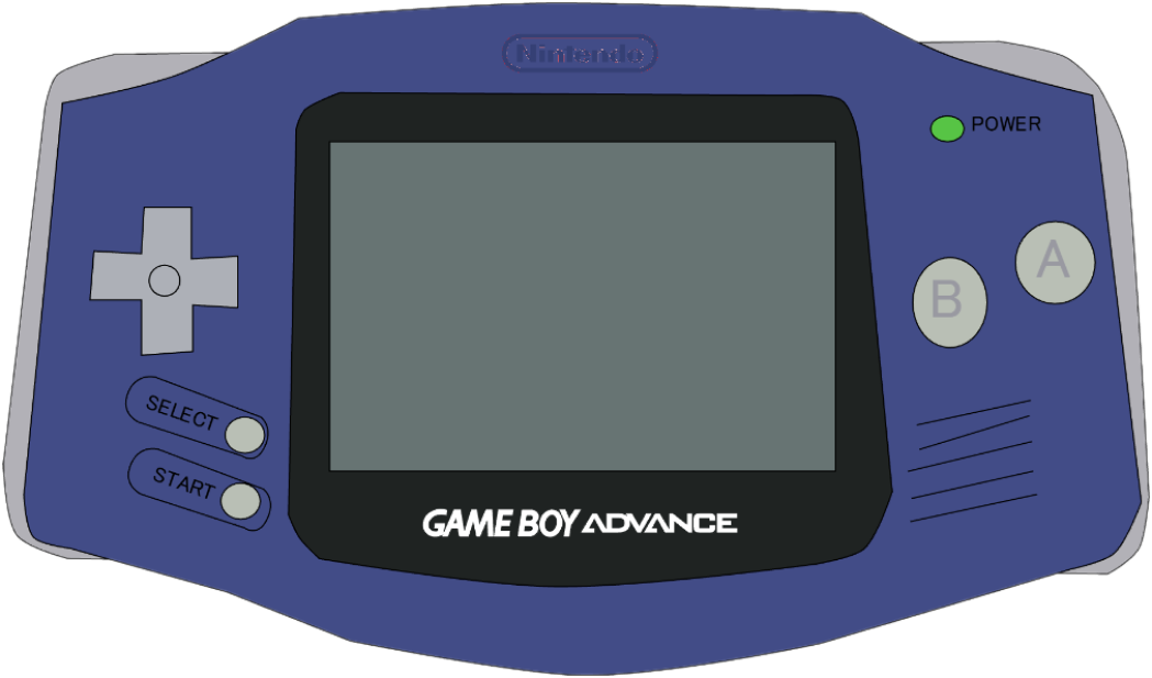 Gameboy Advanced Resting Nintendo Gameboy Advance (Recreation) by LammyPepsi on DeviantArt