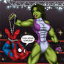 She Hulk vs Spiderman