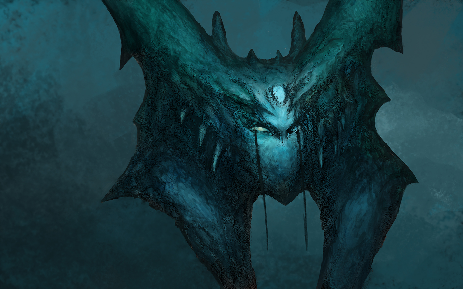 Blue Creature by Spectre-IV on DeviantArt