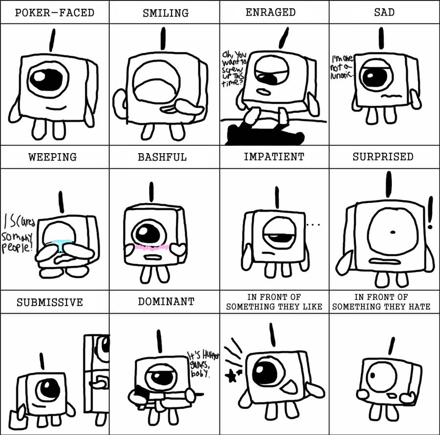 Face Expressions With One by randomuserwhodownloa on DeviantArt