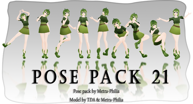 [ MMD Pose Pack Download] #21