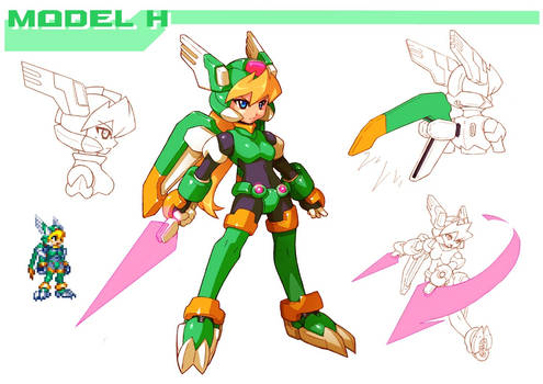 Megaman ZX: Genesis - Model H Ciel