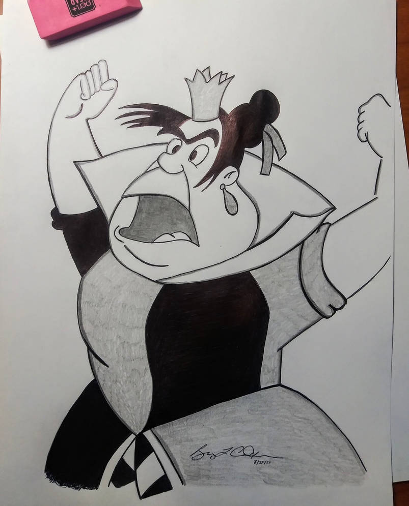 QUEEN OF HEARTS DRAWING by Lamont1984 on DeviantArt