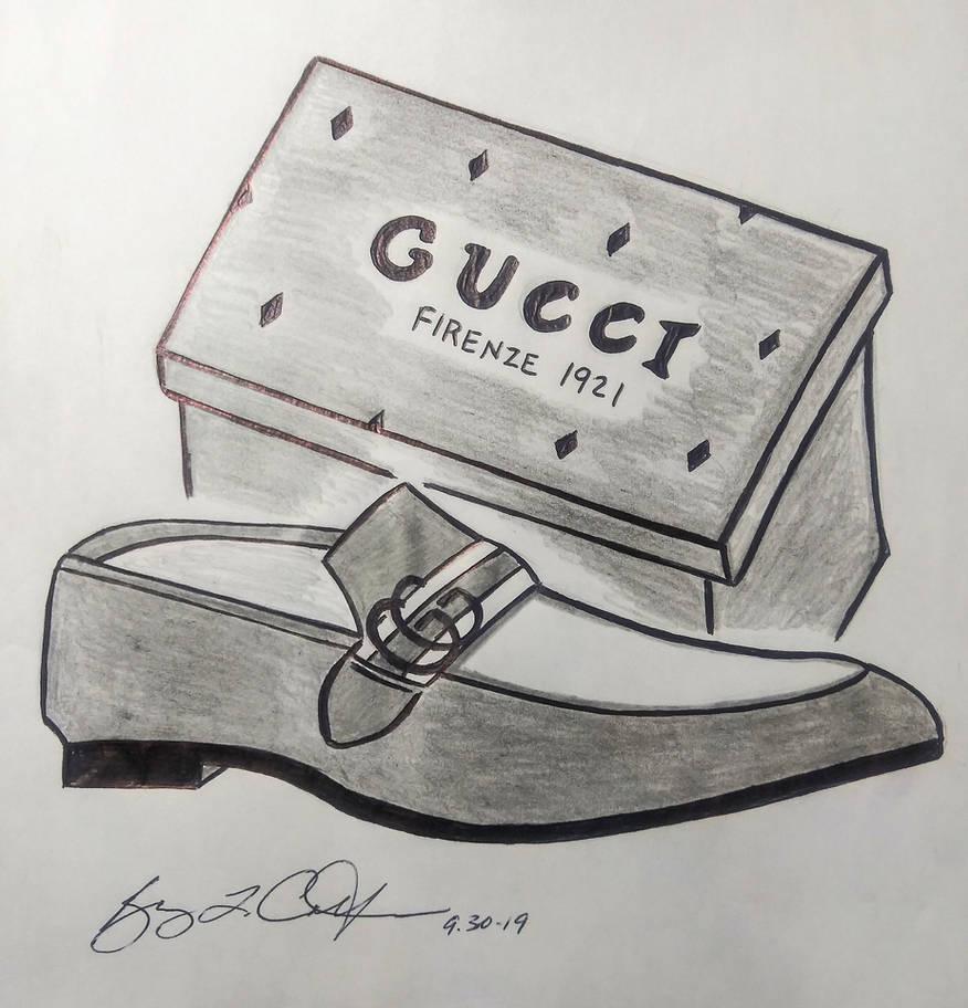 sin embargo táctica decidir Gucci dress shoe illustration by Lamont1984 on DeviantArt