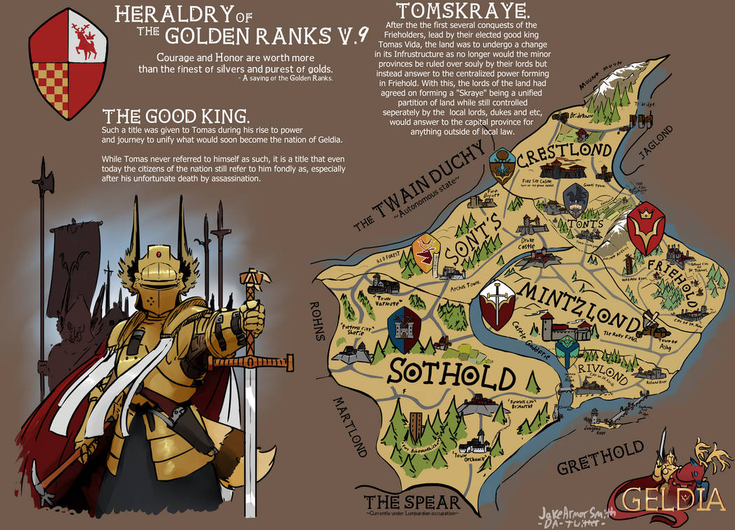 Heraldry of the Golden Ranks 9 by JakeArmorSmith on DeviantArt