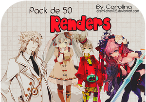 Pack 50 renders