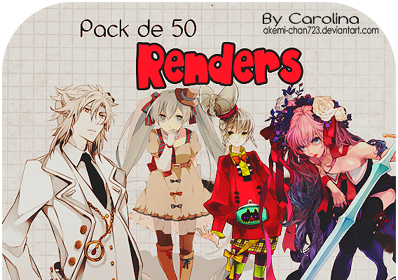 Pack 50 renders