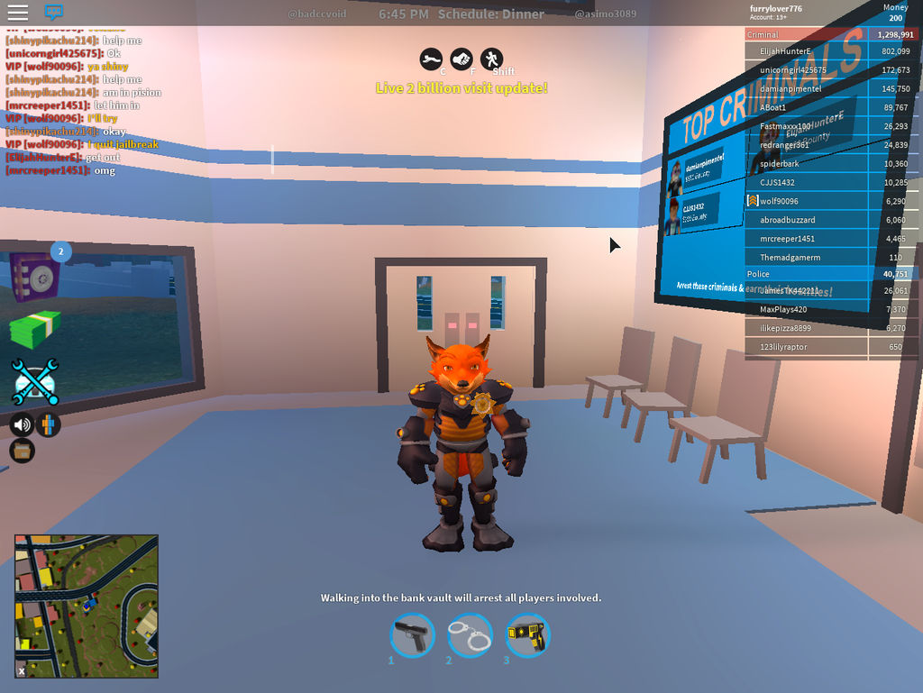 Furry In Roblox Jailbreak By Williamfoxwolf On Deviantart - my thoughts on anthro roblox forum
