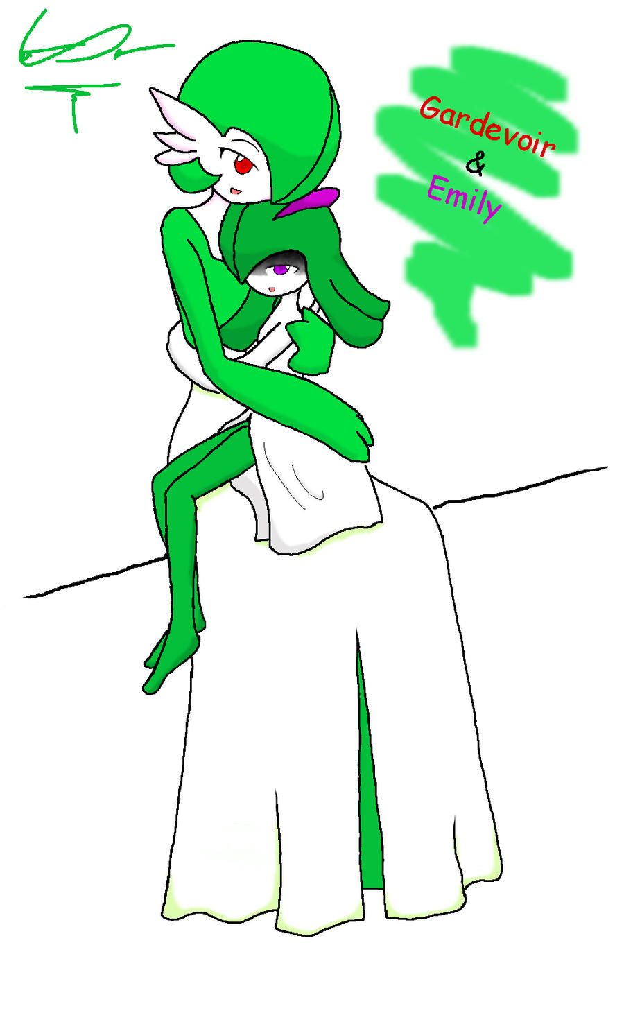 Emily and Gardevoir Digital