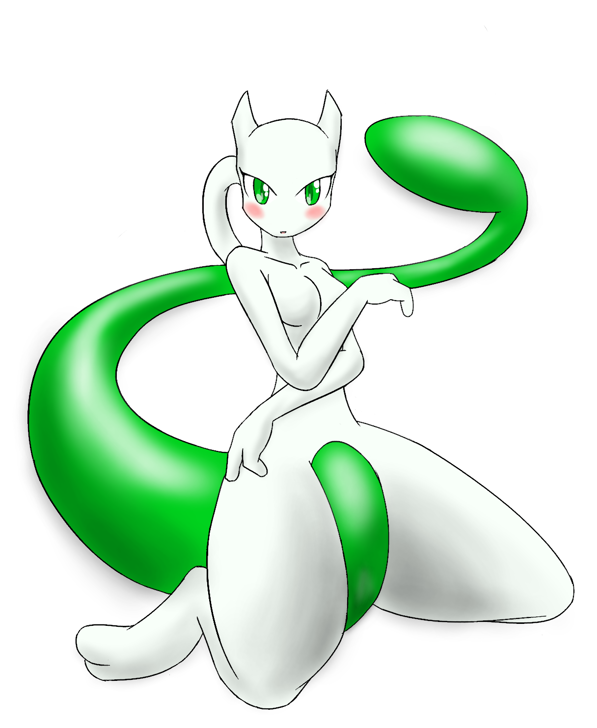 New Shiny Mewtwo Comparison by SapphireFox12 on DeviantArt