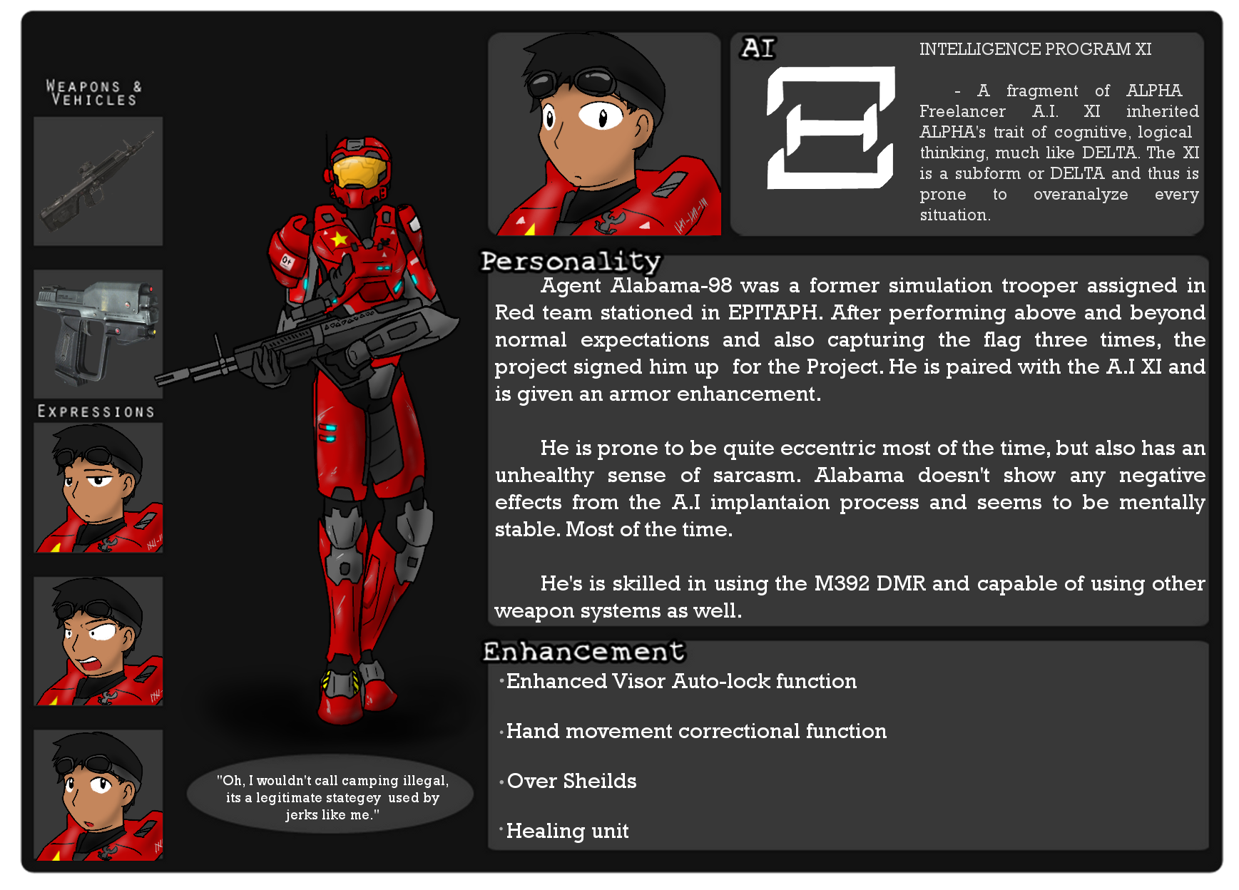 Deviantart Al Freelancer Alabama by livinlovindude on DeviantArt