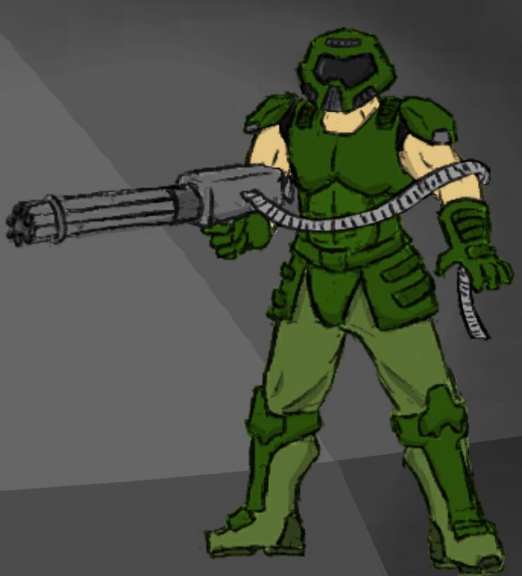 Doomguy Codex Doomguy by livinlovindude on DeviantArt